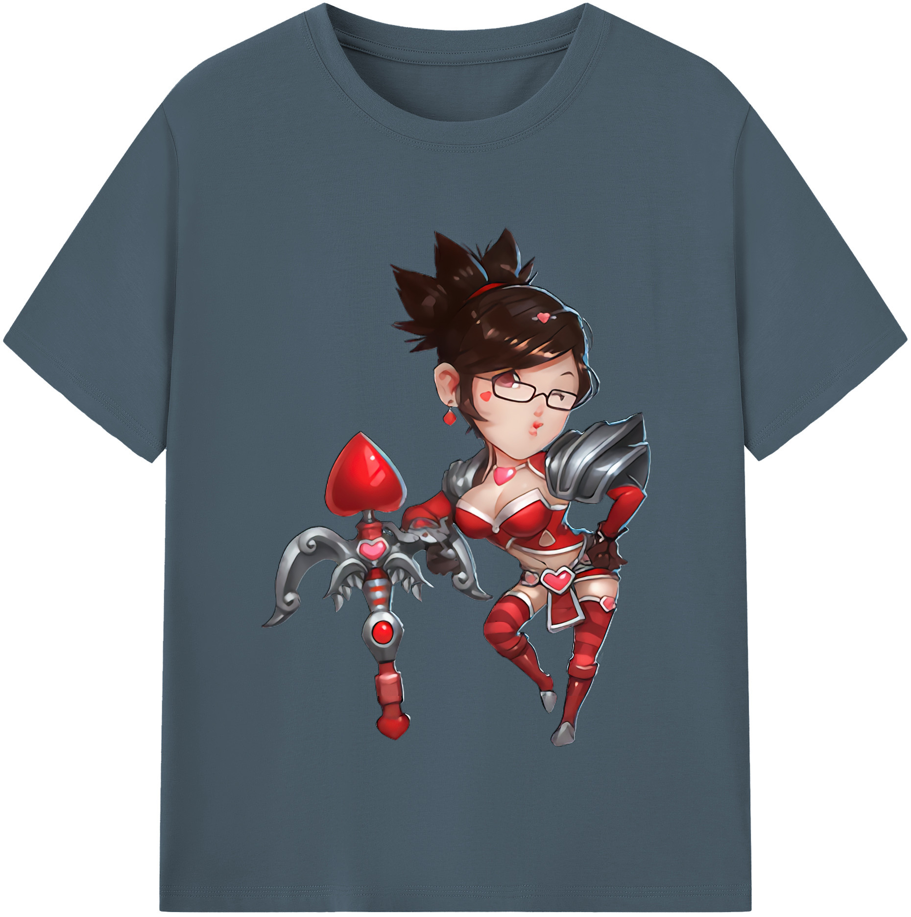 リーグ・オブ・レジェンド League of Legends LOL 綿100％半袖Tシャツ（フロントプリント）
